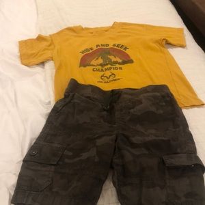 Boy’s shorts and tee